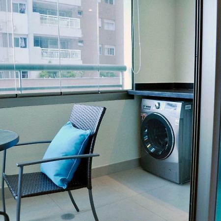 サンパウロFlat No Brooklin 86 | Alto Padrao + Garagemアパートメント エクステリア 写真