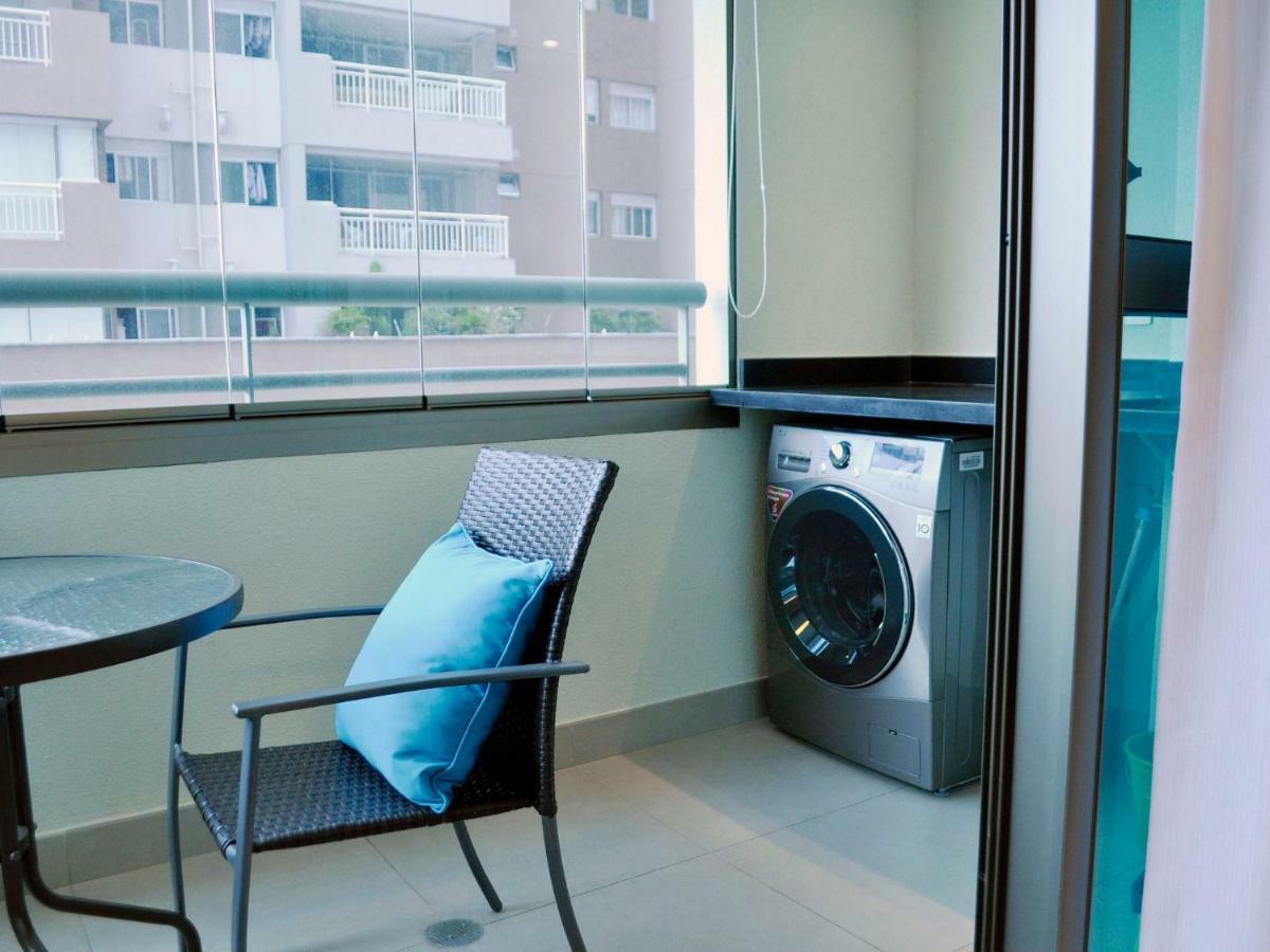 サンパウロFlat No Brooklin 86 | Alto Padrao + Garagemアパートメント エクステリア 写真